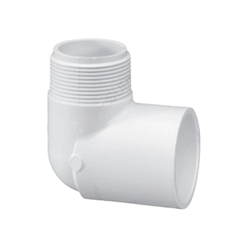 PVC Sch. 40 Street Elbow 90 Degree MPT x Socket