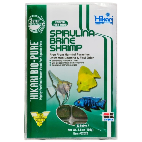 Hikari Frozen Spirulina Brine Shrimp