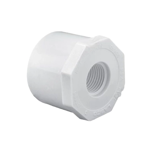 PVC Sch. 40 Reducer Bushing Flush Style – Spigot x Fpt